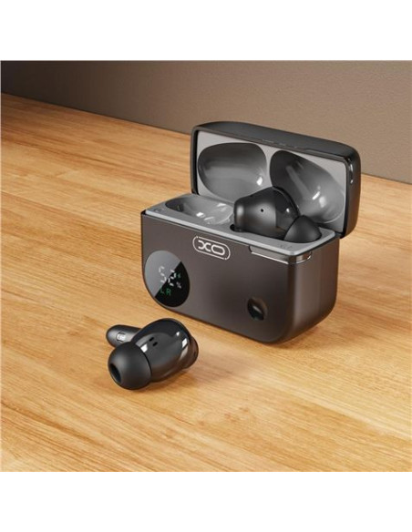 AURICULARES TWS CON CAJA LCD G34 NEGRO XO