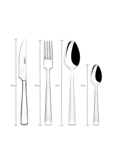 PACK 24 CUBIERTOS ACERO INOXIDABLE EUROPA MONIX 2