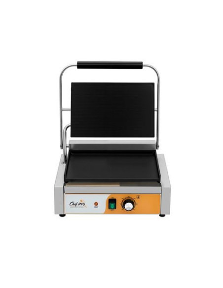 SANDWICHERA INDUSTRIAL PLACAS LISAS 2200W CHEF PRO