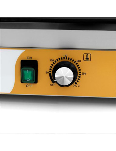 SANDWICHERA INDUSTRIAL PLACAS LISAS 2200W CHEF PRO