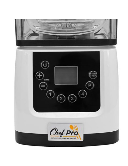 BATIDORA PROFESIONAL CON CABINA INSONORIZADA 1.5 LITROS 2200W CHEF PRO