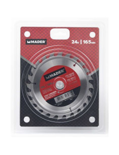 DISCOS CORTE MADERA PARA SIERRAS 165MM 24D MADER 2