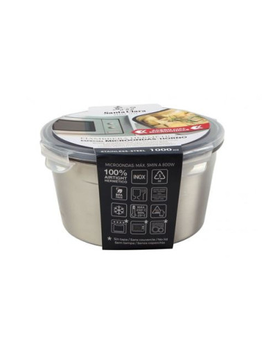 FIAMBRERA ACERO 1L APTA PARA MICROONDAS Y HORNO STA CLARA