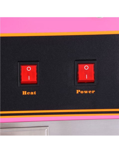 MÁQUINA DE ALGODON DE AZÚCAR PROFESIONAL 1080W CHEF PRO