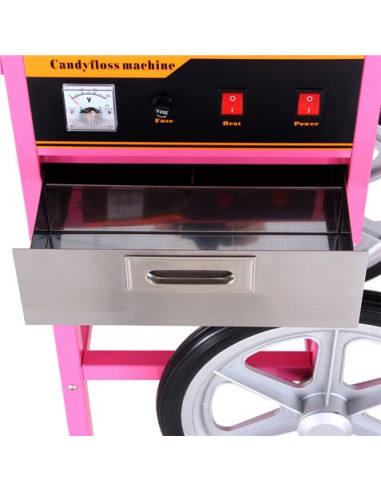 MÁQUINA DE ALGODON DE AZÚCAR PROFESIONAL 1080W CHEF PRO