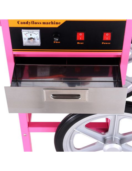 MÁQUINA DE ALGODON DE AZÚCAR PROFESIONAL 1080W CHEF PRO