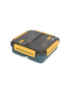 FIAMBRERA PLASTICO ACERO APTA MICROONDAS QUTTIN 1050ML 2