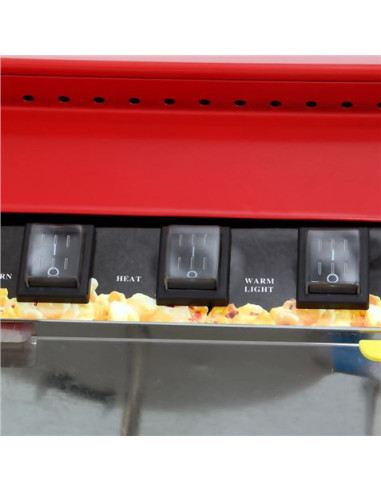 MÁQUINA DE PALOMITAS PROFESIONAL 1550W CHEF PRO