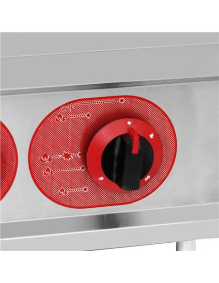COCINA A GAS PROFESIONAL 4 FUEGOS CHEF PRO