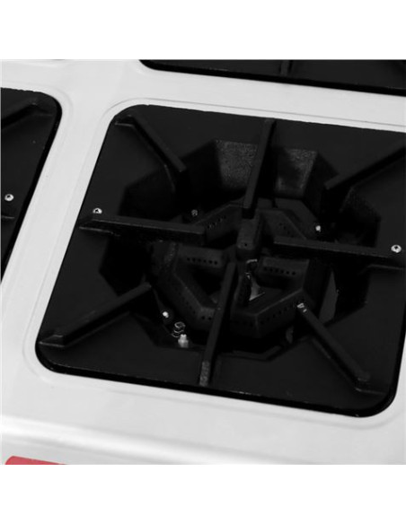 COCINA A GAS PROFESIONAL 4 FUEGOS CHEF PRO