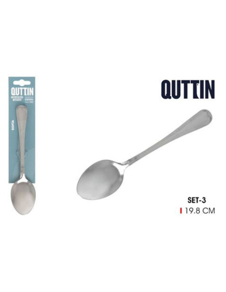 PACK 3 CUCHARAS MESA 19.8CM SOFIA QUTTIN