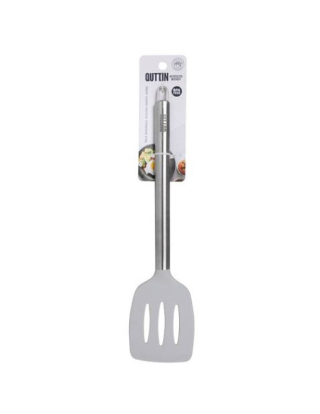 PALA RAYADA DE COCINA INOX CON SILICONA QUTTIN