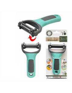 PELADOR 3 EN 1 VERDE Y GRIS