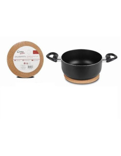 SET 2 SALVAMANTELES CORCHO REDONDO 18CM URBAN LIVING