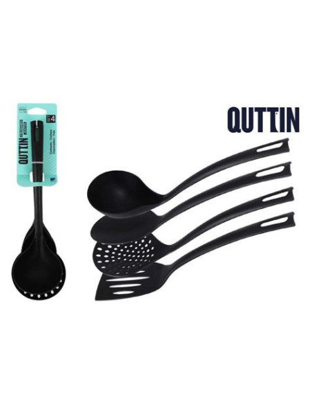SET 4 UTENSILIOS DE COCINA PLASTICOS QUTTIN