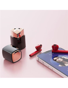 AURICULARES TWS G26 ANC+ENC CANCELACION DE RUIDO BEIGE XO 2