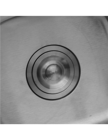 FREGADERO MURAL ACERO INOX PROFESIONAL CON GRIFO Y BACKSPLASH CHEF PRO