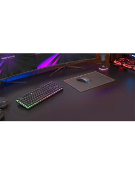 PACK GAMING 3 EN 1 | TECLADO H-MECH | RATÓN RGB | ALFOMBRILLA MARS GAMING