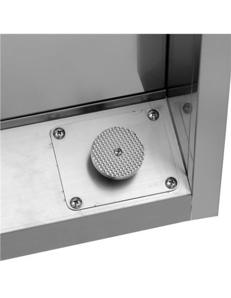 LAVAMANOS ACERO INOX INDUSTRIAL CON GRIFO DE PIE Y DISPENSADOR CHEF PRO
