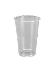 PACK 25 VASOS PLASTICOS TRANSPARENTE 250CC ALGON
