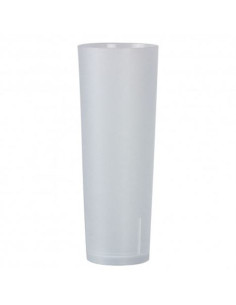 SET 10 VASOS TUBO REUTILIZABLES 330ML ALGON