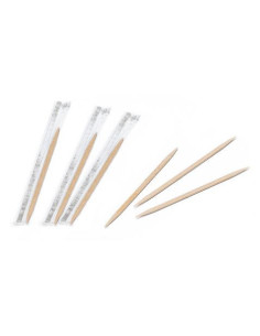 CAJA 1000 PALILLOS INDIVIDUALES REDONDOS BIODEGRADABLE ALGON