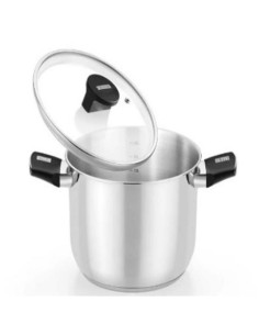 OLLA DE ACERO INOX CON TAPA DE CRISTAL 26CM ELITE MONIX