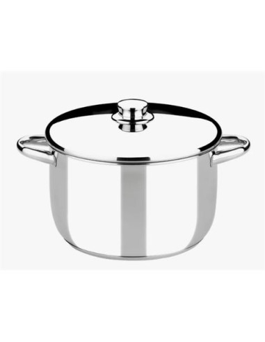 OLLA DE ACERO INOXIDABLE 18CM 3 LITROS OPTIMA CON TAPA ACERO MONIX