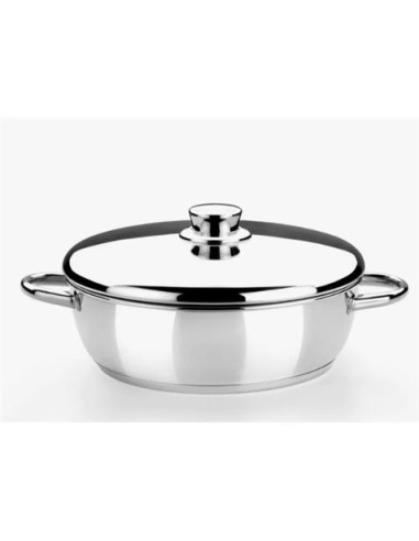 RUSTIDERA 26CM CON TAPA ACERO OPTIMA MONIX