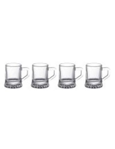 SET 4 VASOS CHUPITO 25CC ROYAL GOLD