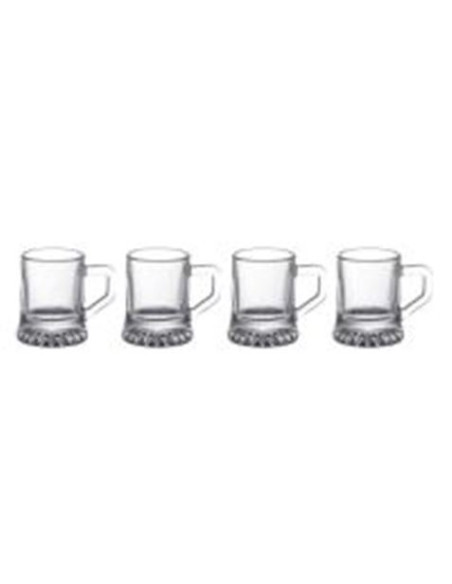 SET 4 VASOS CHUPITO 25CC ROYAL GOLD