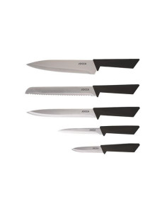 SET 5 CUCHILLOS ACERO INOXIDABLE + TACOMA NEGRO JOCCA 2