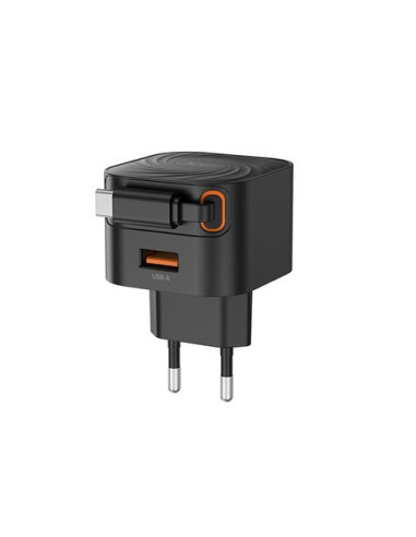 CARGADOR TIPO C CARGA RAPIDA 20W RETRACTIL L165 XO