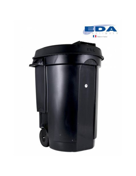 CUBO DE BASURA CON RUEDAS DE 110 LITROS EDA