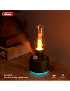 HUMIDIFICADOR LAMPARA VINTAGE NEGRO HF06 XO 2