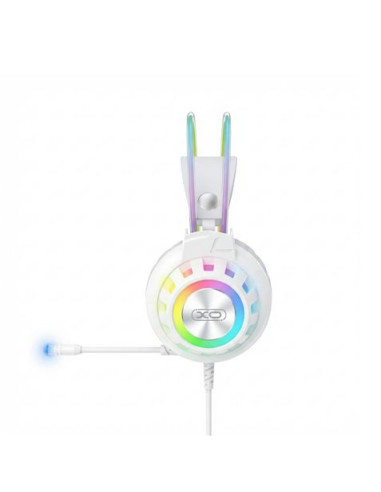 AURICULAR GAMING DIADEMA CON CABLE BLANCO G10 XO