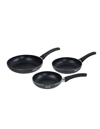 PACK 3 SARTENES ALUMINIO INDUCCION BASIK QUTTIN