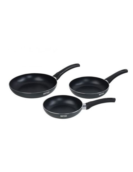 PACK 3 SARTENES ALUMINIO INDUCCION BASIK QUTTIN