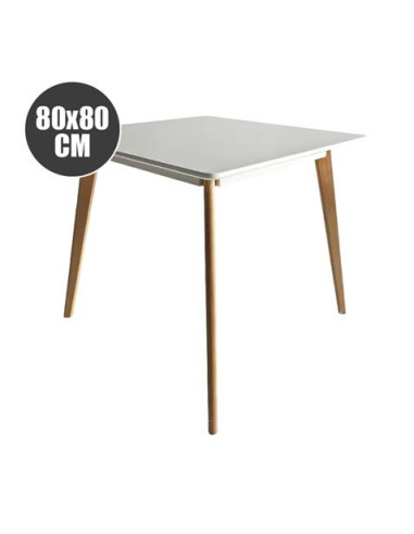 MESA DESIGN D900 80X80CM BLANCA MUVIP