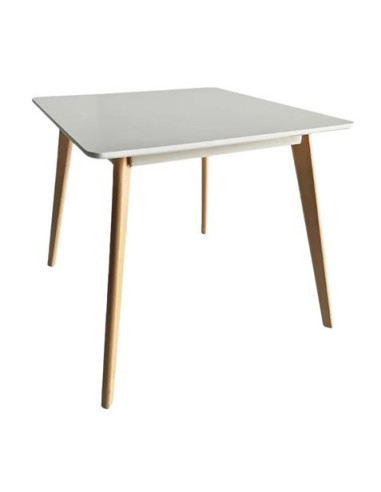 MESA DESIGN D900 80X80CM BLANCA MUVIP