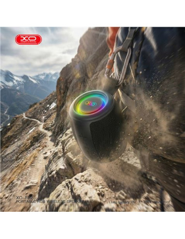ALTAVOZ PORTATIL ESTILO ``BOOMBOX´´ BLUETOOTH CON RGB F82 XO