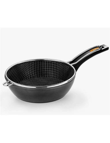 SARTEN CON CESTILLO 24CM FUEGO MONIX