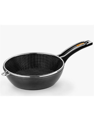 SARTEN CON CESTILLO 28CM FUEGO MONIX