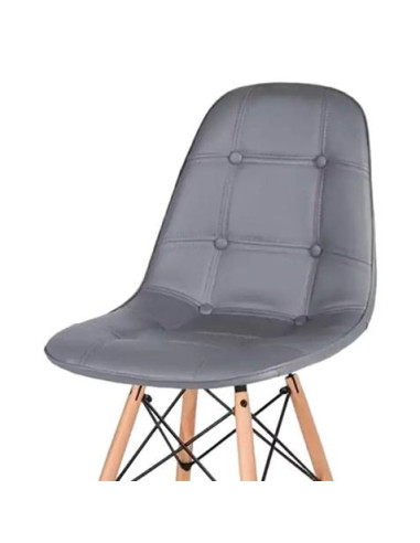 PACK 2 SILLAS DESIGN D300 GRISES MUVIP