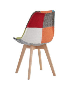 PACK 2 SILLAS DESIGN D400 TELA PATCHWORK MUVIP 2