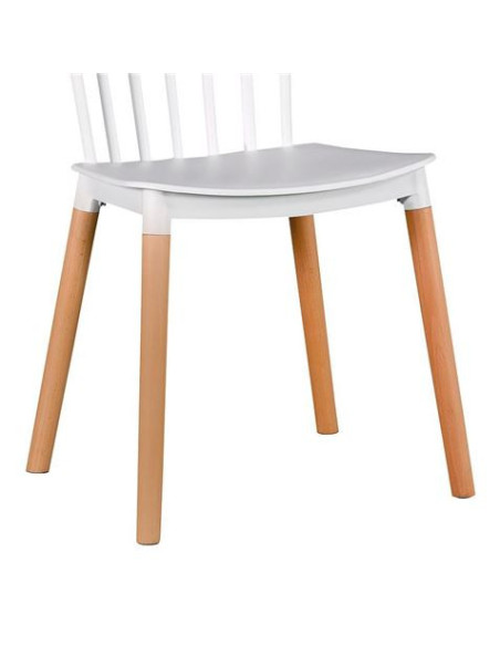 PACK 2 SILLAS DESIGN D800 BLANCAS MUVIP