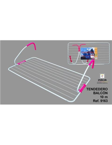 TENDEDERO BALCON METALICO 10 METROS