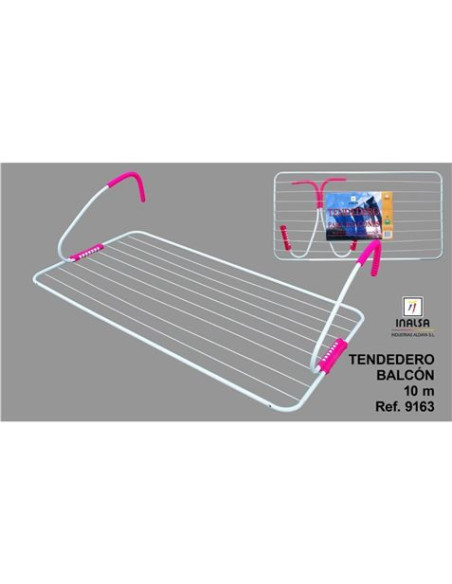 TENDEDERO BALCON METALICO 10 METROS