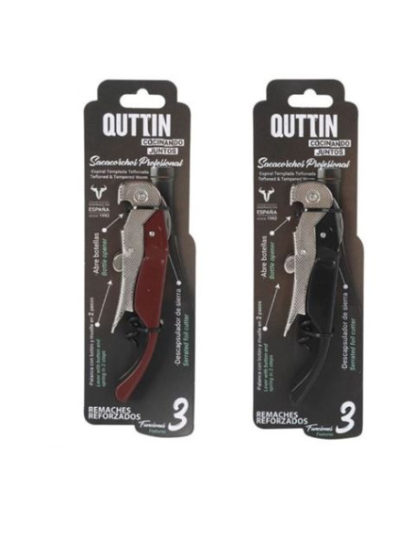 ABRIDOR SACACHORCHOS PROFESIONAL DOS COLORES QUTTIN
