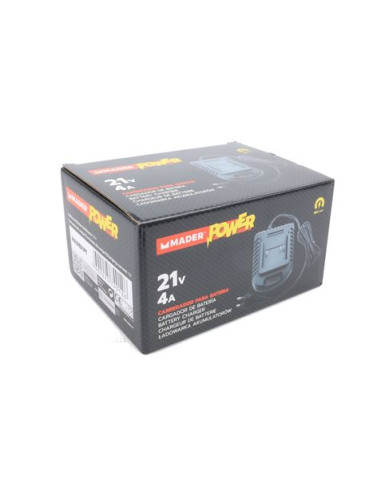 CARGADOR RAPIDO DE BATERIAS MADER POWER 21V 4AH